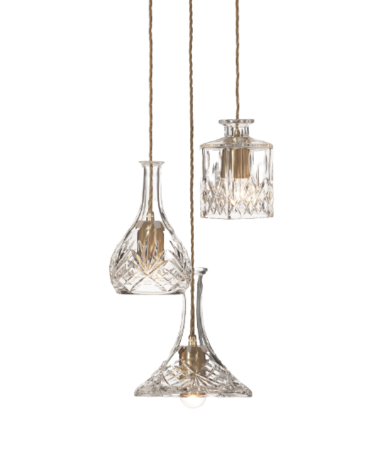 Decanterlight Chandelier 3 piece hanglamp Lee Broom 