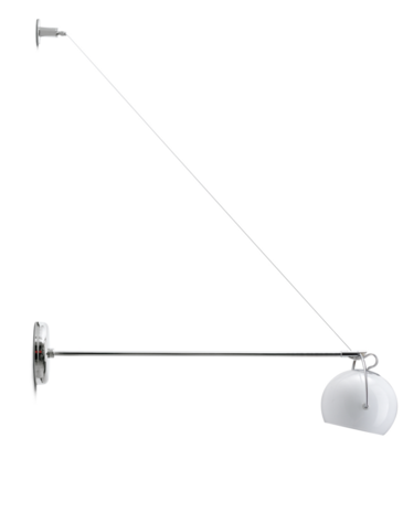 Beluga white d57 wandlamp Fabbian 