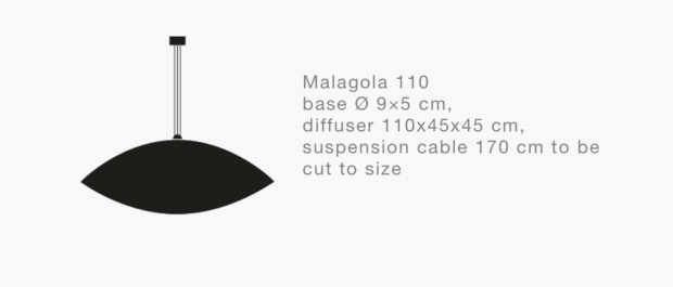 Malagola 110 led hanglamp Catellani&Smith