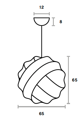 Turner 65 hanglamp Pholc