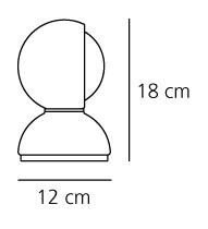 Eclisse PVD tafellamp Artemide 