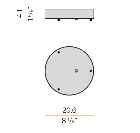 Zero Ellipse hanglamp Panzeri