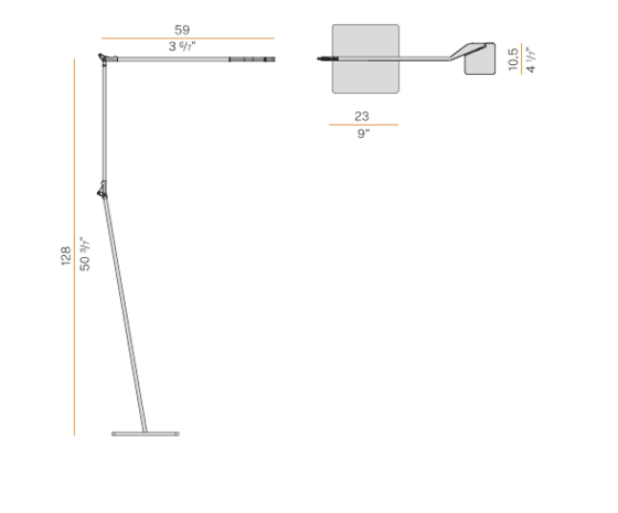 Jackie Floor vloerlamp Panzeri