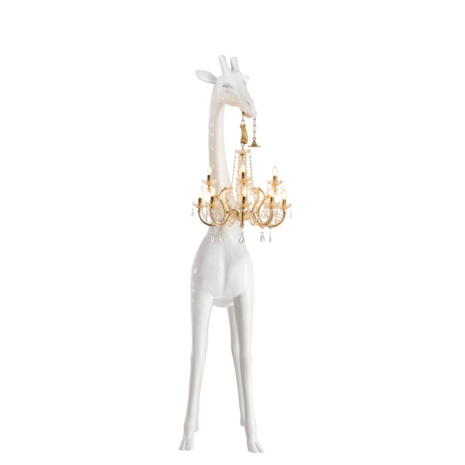 Giraffe in love M indoor vloerlamp Qeeboo