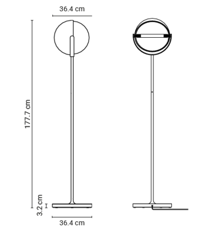 Eclips vloerlamp Hollands Licht