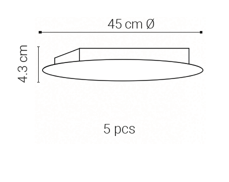 Vapour Chandelier 5 hanglamp Hollands Licht