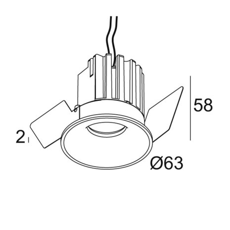 Mini Reo II X 92737 IP65 inbouwspot outdoor Deltalight