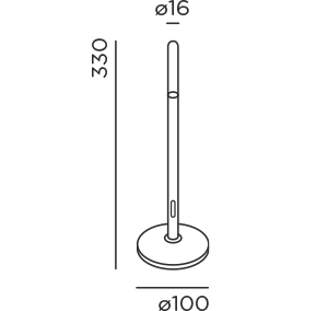 Glim portable outdoor tafellamp IP44.de