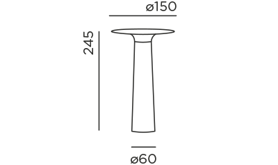 Lix dim to amber portable tafellamp IP44.de