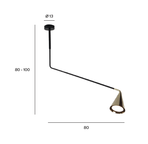 561.11c Gordon plafondlamp Tooy