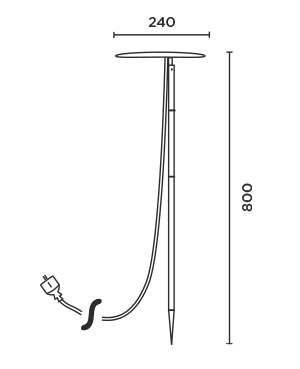 Pad Movable outdoor vloerlamp IP44.de