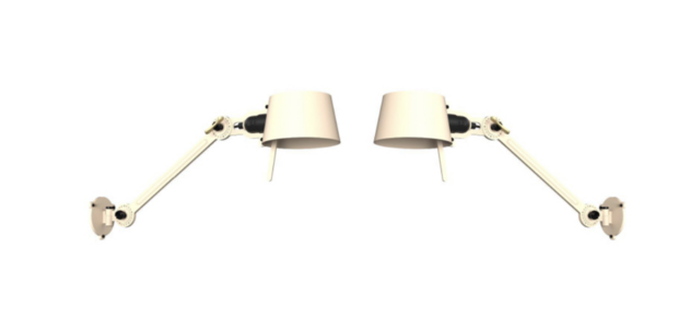 Set 2x Bolt bed sidefit wandlamp Tonone 