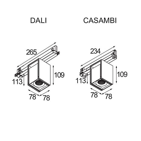 Rektor track led casambi (3-fase) railspot Modular  