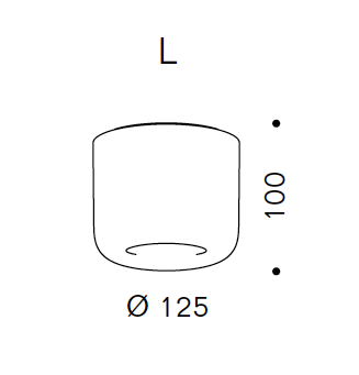 Cavity L opbouwspot Serien Lighting 