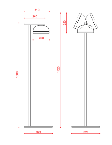 556.62 Molly vloerlamp Tooy