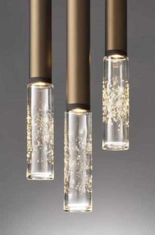 Beam Stick Glass H400 hanglamp Olev
