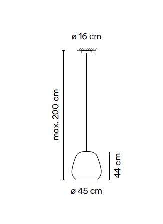 Knit 7450 hanglamp Vibia 