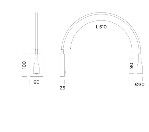 Olorflex wandlamp Olev