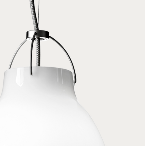 Caravaggio P1 opal - hanglamp - Fritz Hansen 