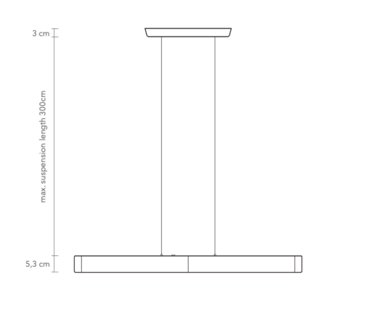 X Model Cordless Ø 100 cm hanglamp Anour