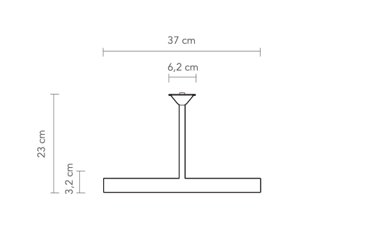 F Model 165 cm vloerlamp Anour