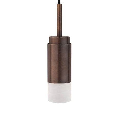 Donya Onyx Cylinder White hanglamp Anour
