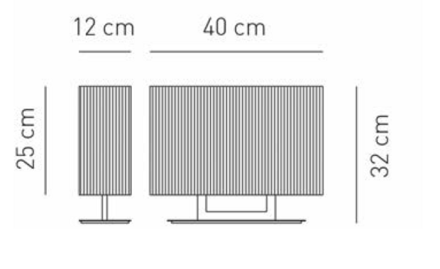 Clavius 40 cm tafellamp Axolight