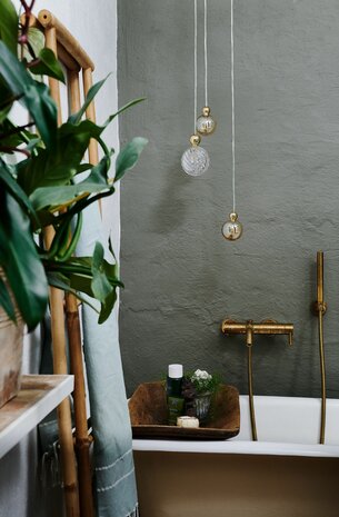 Uva m met goud hanglamp Ebb & Flow