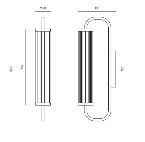 Ison A1298 outdoor wandlamp Aromas 