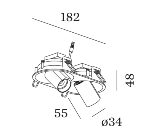 Bliek Round Petit 2.0 LED inbouwspot Wever & Ducre 