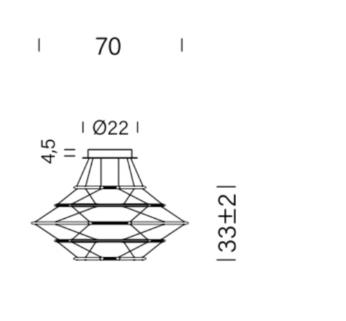 Drop 5 hanglamp Nemo Lighting 