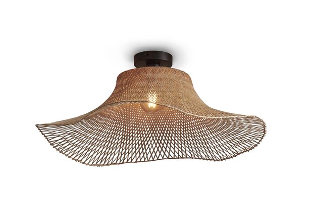 Ibiza wavy L natural plafondlamp Good & Mojo 