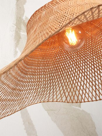 Ibiza wavy L natural plafondlamp Good & Mojo 