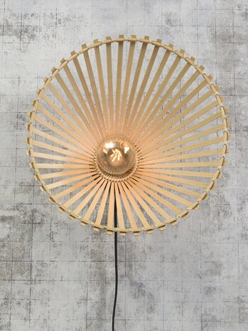 Bromo asymm natural L wandlamp Good & Mojo 