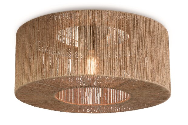 Iguazu jute round L natural plafondlamp Good & Mojo 