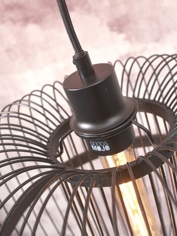 Hokkaido L 38cm black hanglamp Good & Mojo 
