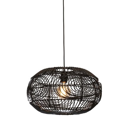 Madeira rattan black hanglamp Good & Mojo 