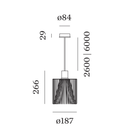 Wiro 1.8 hanglamp Wever & Ducre 