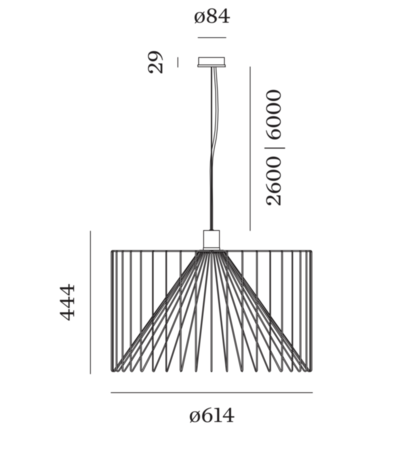 Wiro 6.1 hanglamp Wever & Ducre 