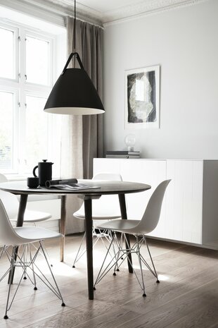 Strap pendant black hanglamp Nordlux