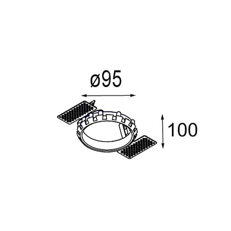 Smart Lotis Recessed 82  inbouwspot Modular