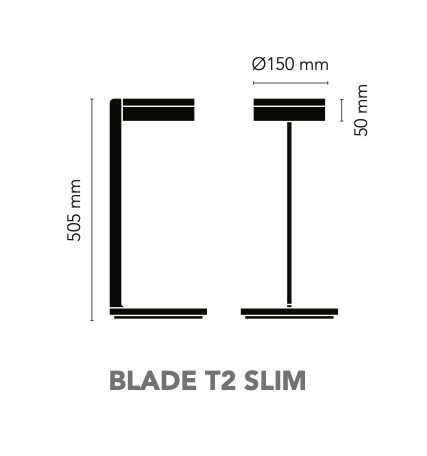 Blade T2 slim tafellamp Light Point