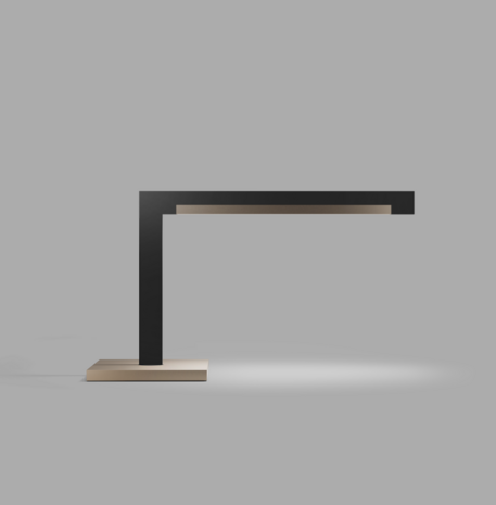 Inlay T2 linear black/gold tafellamp Light Point