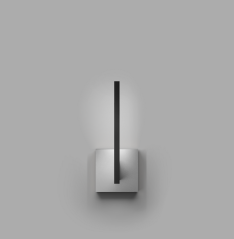 Inlay W1 linear black/silver wandlamp Light Point