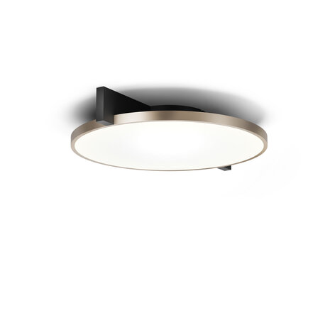 Inlay round C2 black/gold plafondlamp Light Point