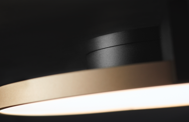 Inlay round C2 black/gold plafondlamp Light Point