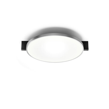 Inlay round C2 black/silver plafondlamp Light Point