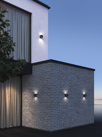 Mirage w2 outdoor wandlamp Light Point