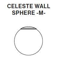 Celeste wall M wandlamp TossB 