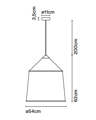 Jaima 54 ip65 outdoor hanglamp Marset